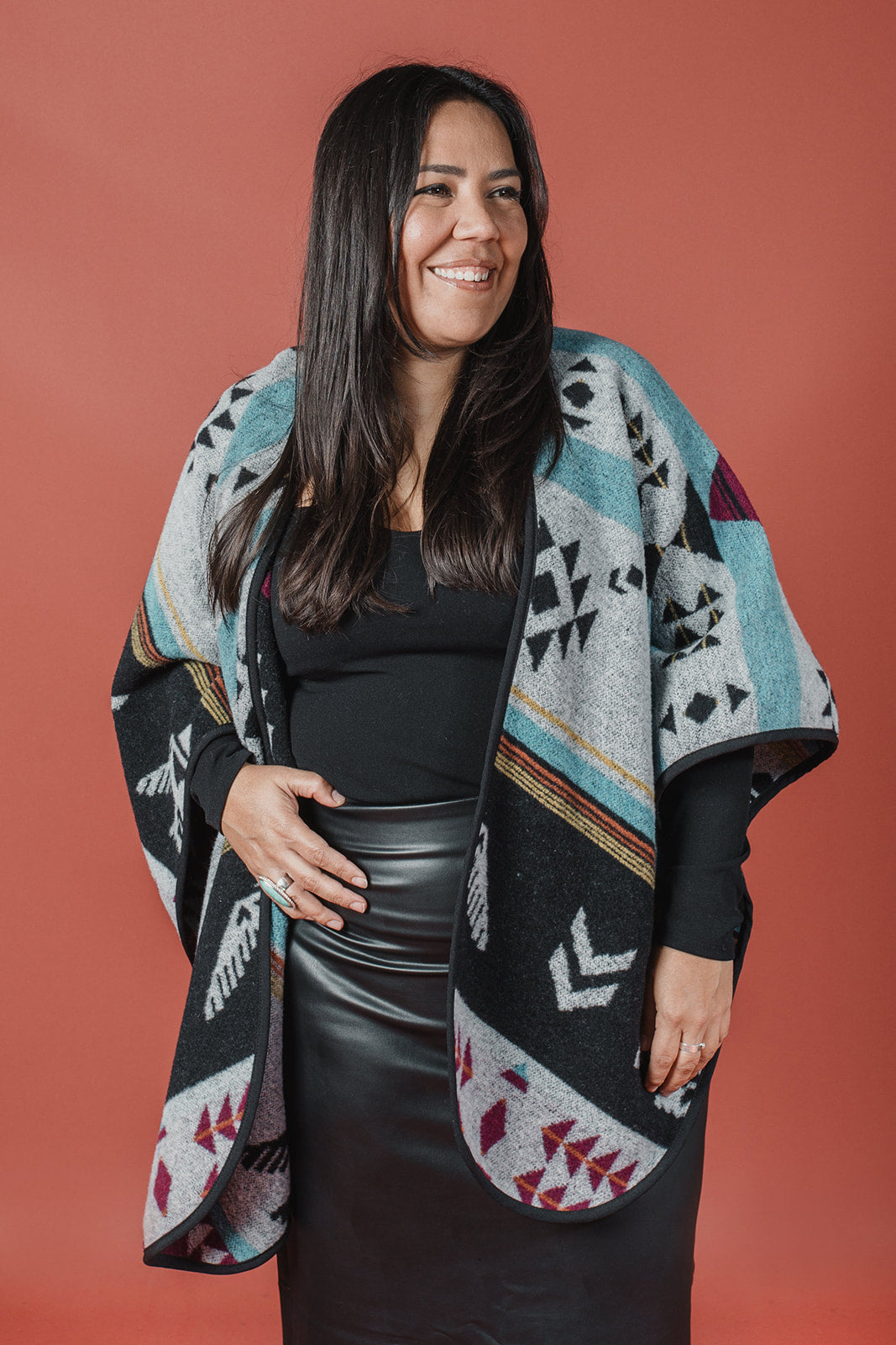 Eclair Indigenous Shawl