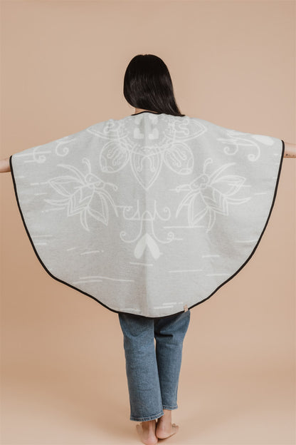 Birch Bark Indigenous Shawl